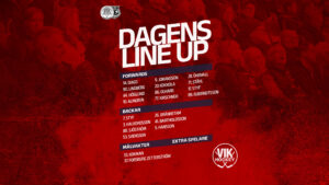 Läs mer om artikeln Dagens Line Up mot IK Pantern!