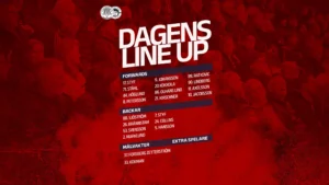 Läs mer om artikeln Dagens Lineup mot Mörrum!