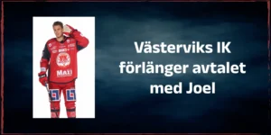 Läs mer om artikeln Västerviks IK förlänger avtalet med Joel!
