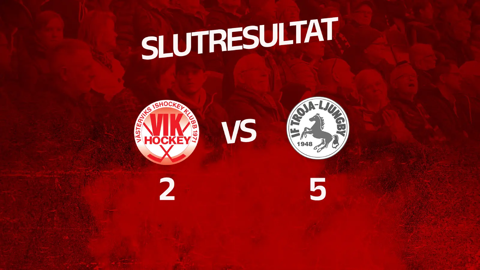 Du visar för närvarande Förlust mot Troja med 2-5