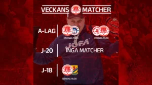 Läs mer om artikeln Veckans matcher!