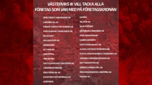 Läs mer om artikeln Ett enormt stort tack till alla företag!