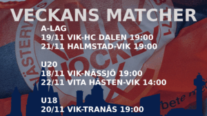Läs mer om artikeln Veckans Matcher Vecka 47