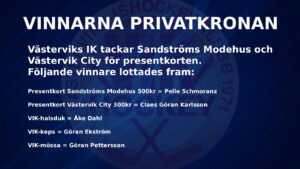 Läs mer om artikeln Vinnarna privatkronan 14 februari