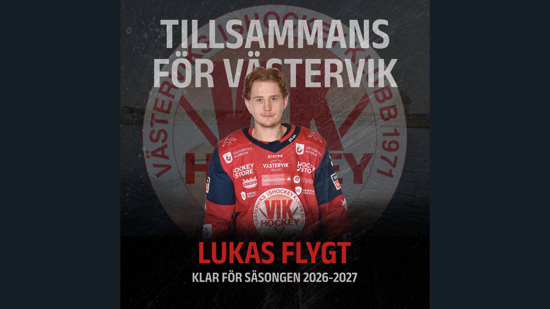 Du visar för närvarande Lukas Flygt förlänger sitt kontrakt med Västerviks IK