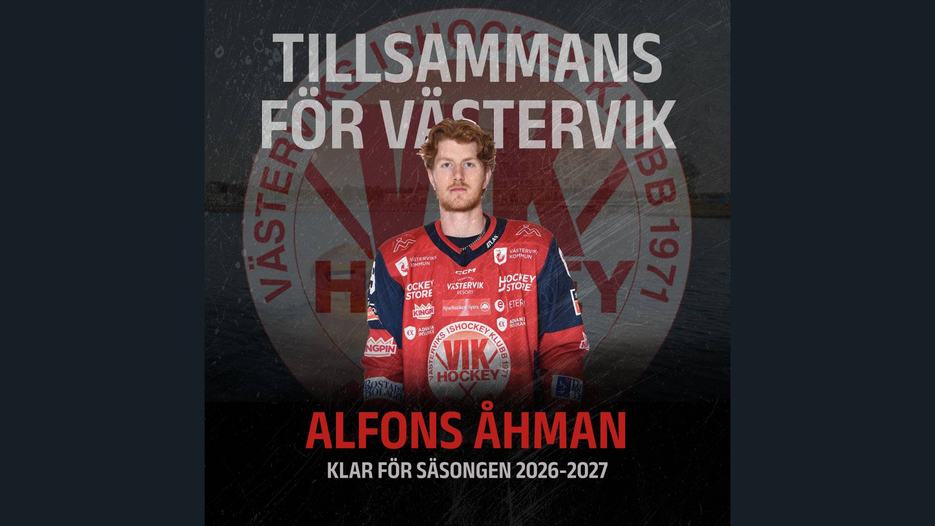 Du visar för närvarande Alfons Åhman fortsätter i VIK!