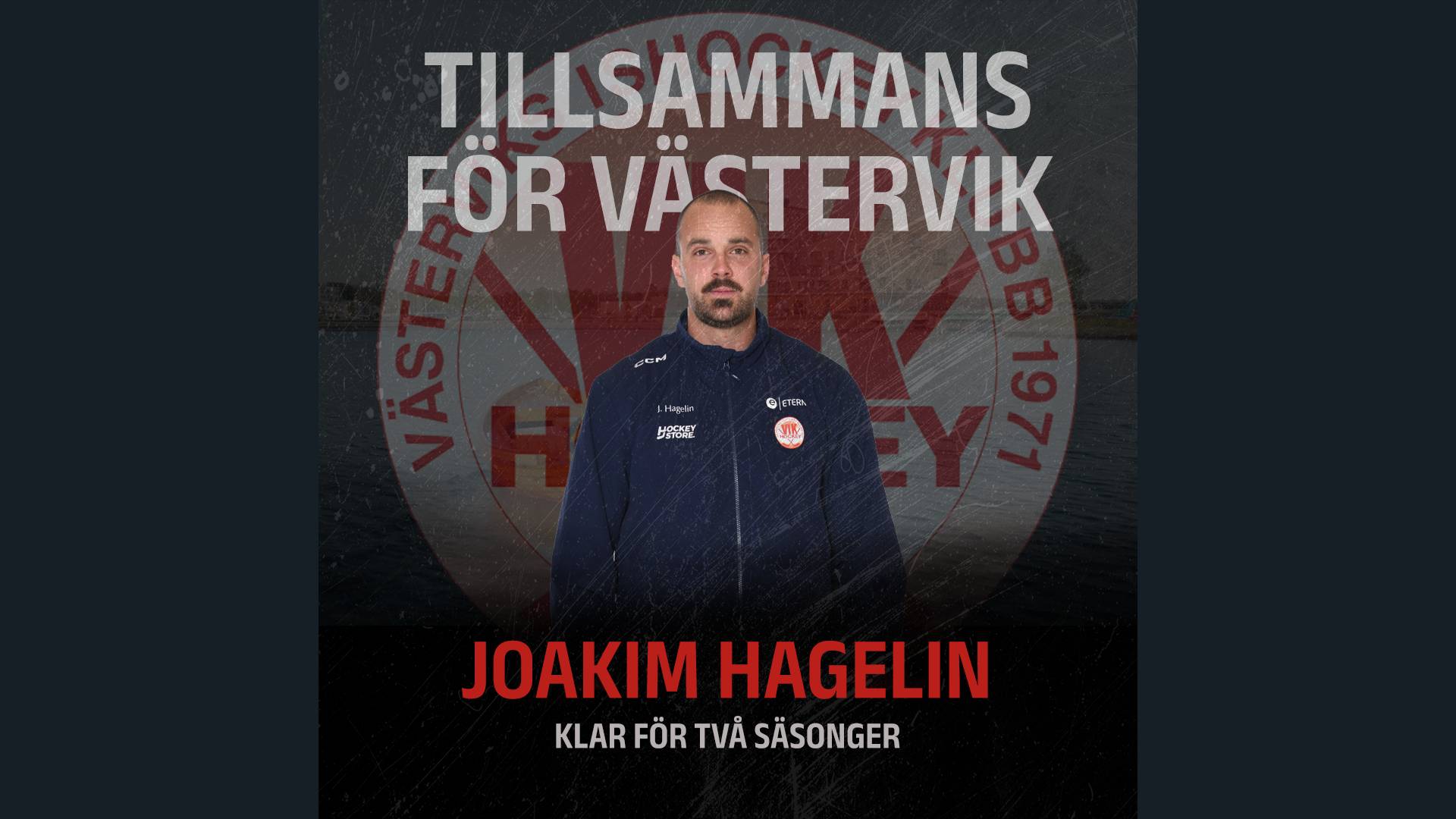 Du visar för närvarande Joakim Hagelin fortsätter som Head Coach
