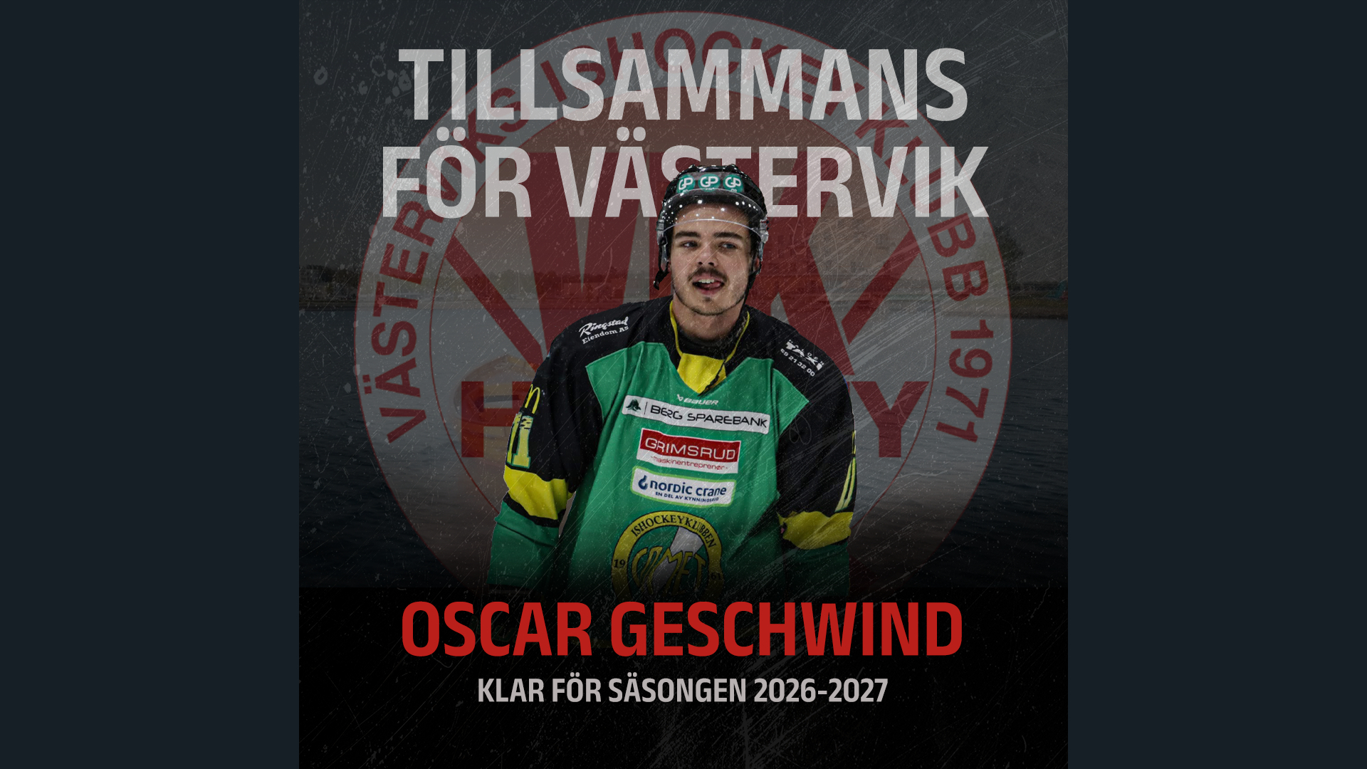 Du visar för närvarande Ytterligare ny forward in i truppen!