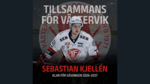 Läs mer om artikeln Sebastian Kjellén är klar för Västerviks IK