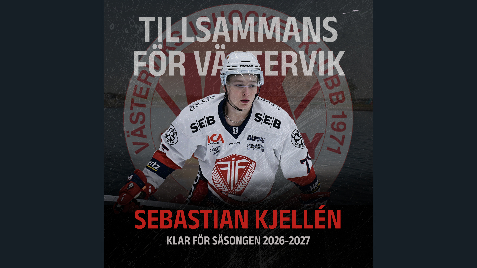 Du visar för närvarande Sebastian Kjellén är klar för Västerviks IK