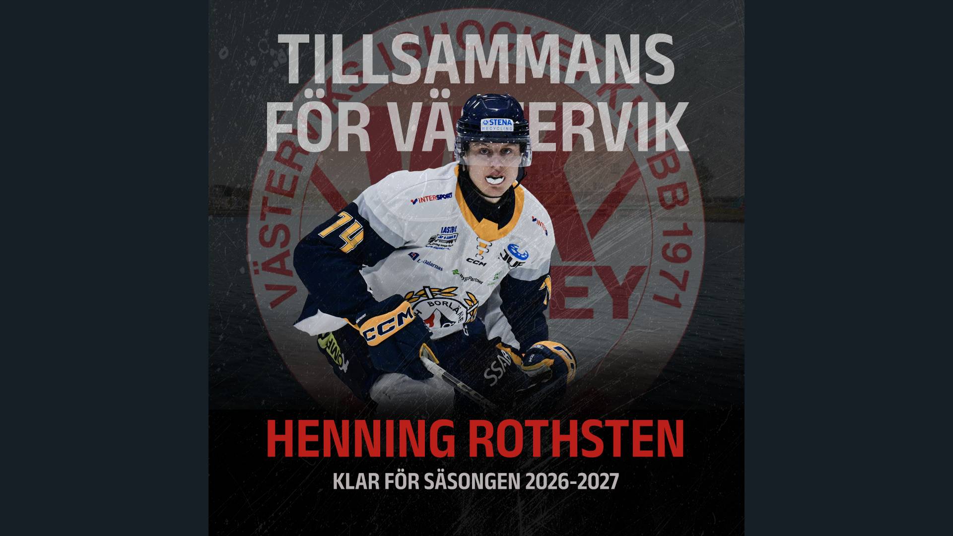 Du visar för närvarande VIK har klart med ny back!