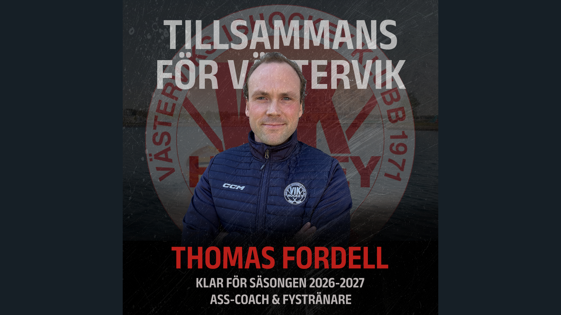 Du visar för närvarande Thomas Fordell klar som assisterande tränare!