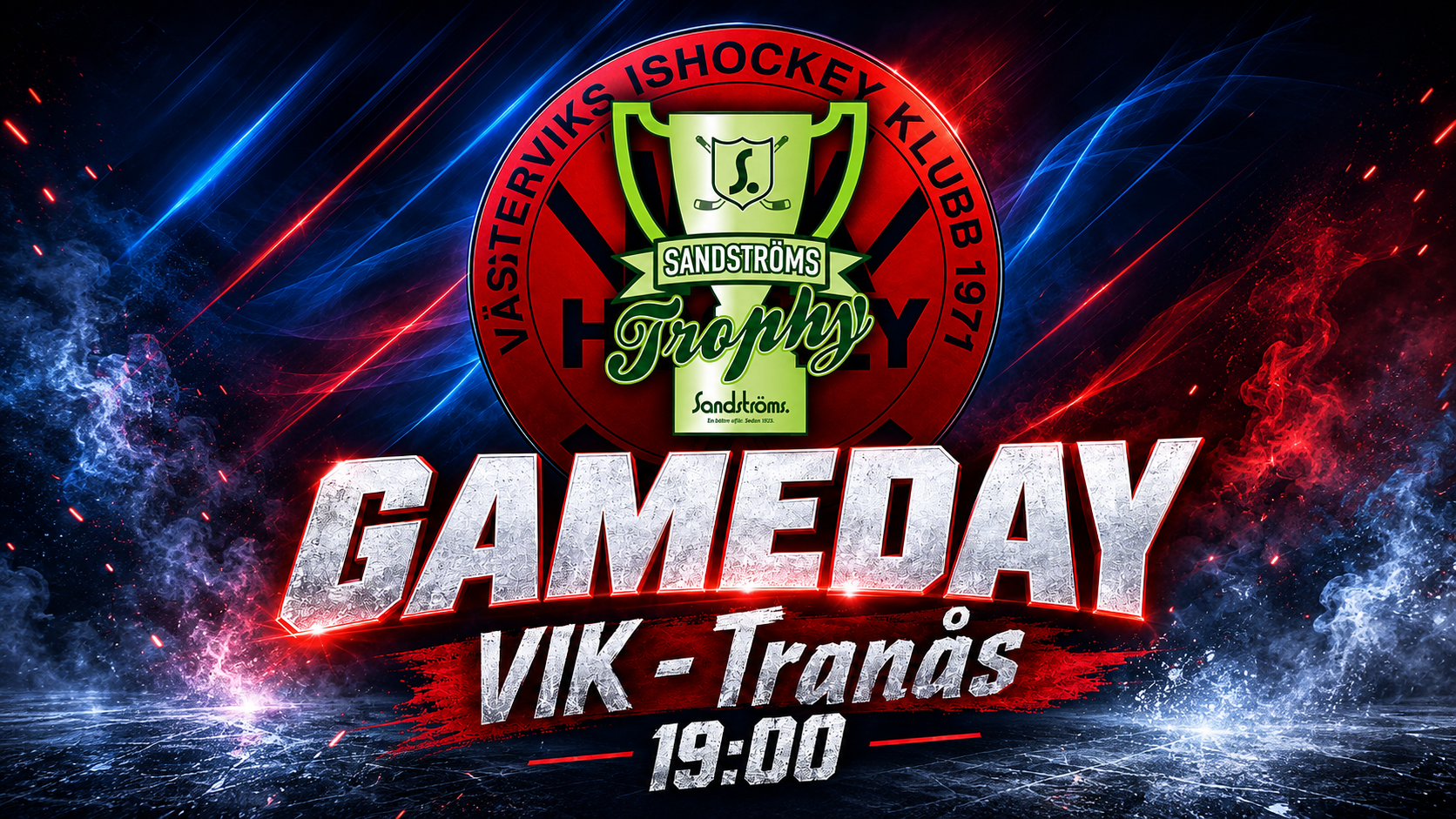 Du visar för närvarande Gameday! VIK-Tranås i Sandströms Trophy