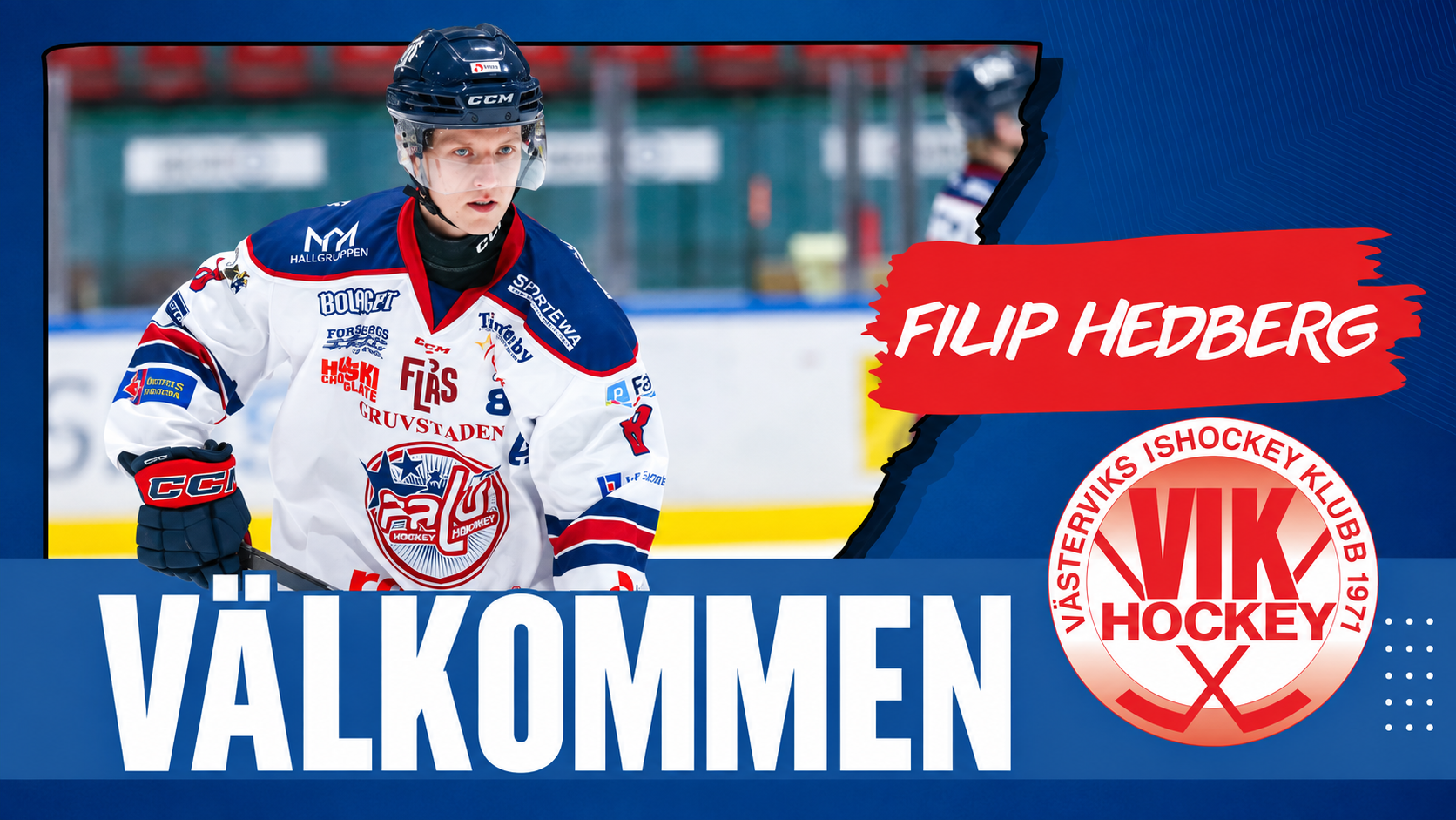 Du visar för närvarande Filip Hedberg klar för Västerviks IK