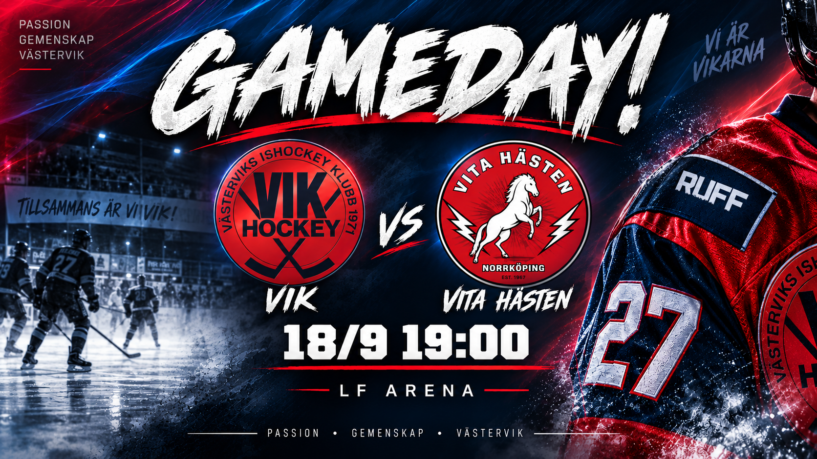 Du visar för närvarande VIK – Vita Hästen i LF Arena ikväll