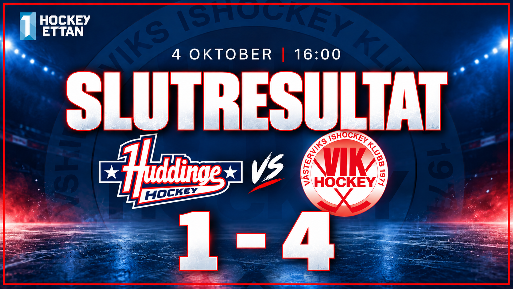 Du visar för närvarande VIK tog tre poäng borta mot Huddinge!