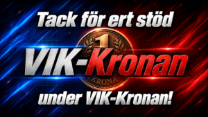 Läs mer om artikeln Tack för ert stöd under VIK-Kronan!