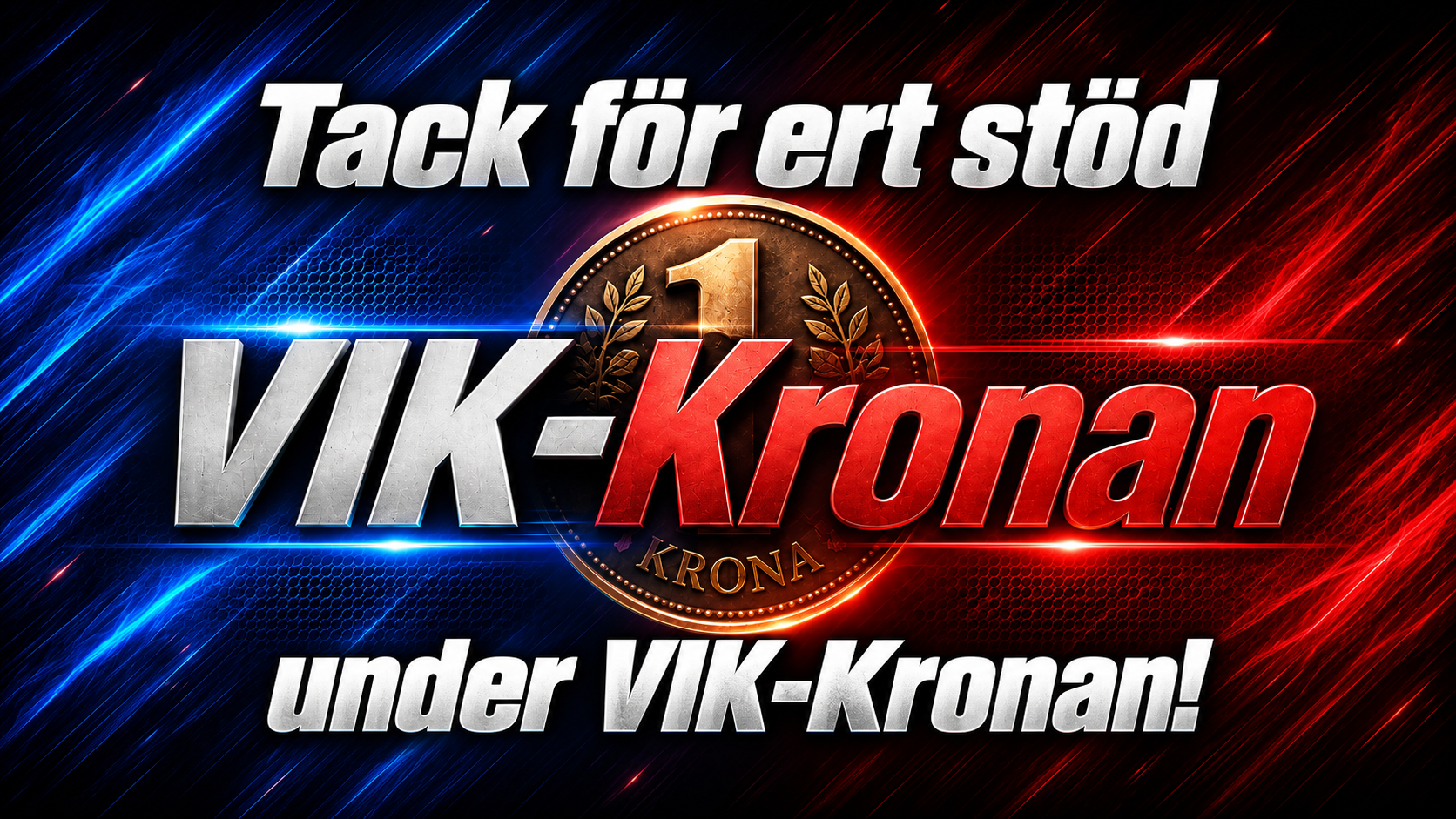 Du visar för närvarande Tack för ert stöd under VIK-Kronan!