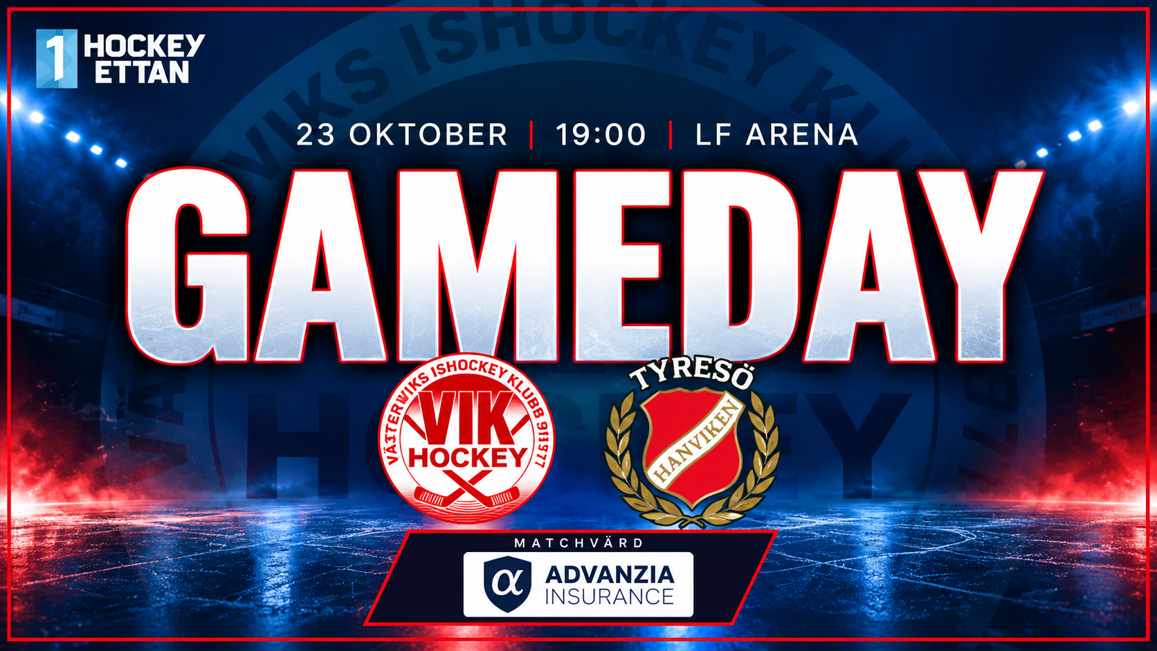 Du visar för närvarande Gameday! Hanviken gästar LF Arena!